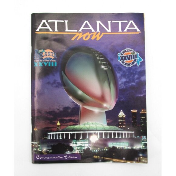 Super Bowl XXVIII 1994 GTE Seat Cushion + Game Program NFL Bundle Cowboys Bills - Picture 15 of 16